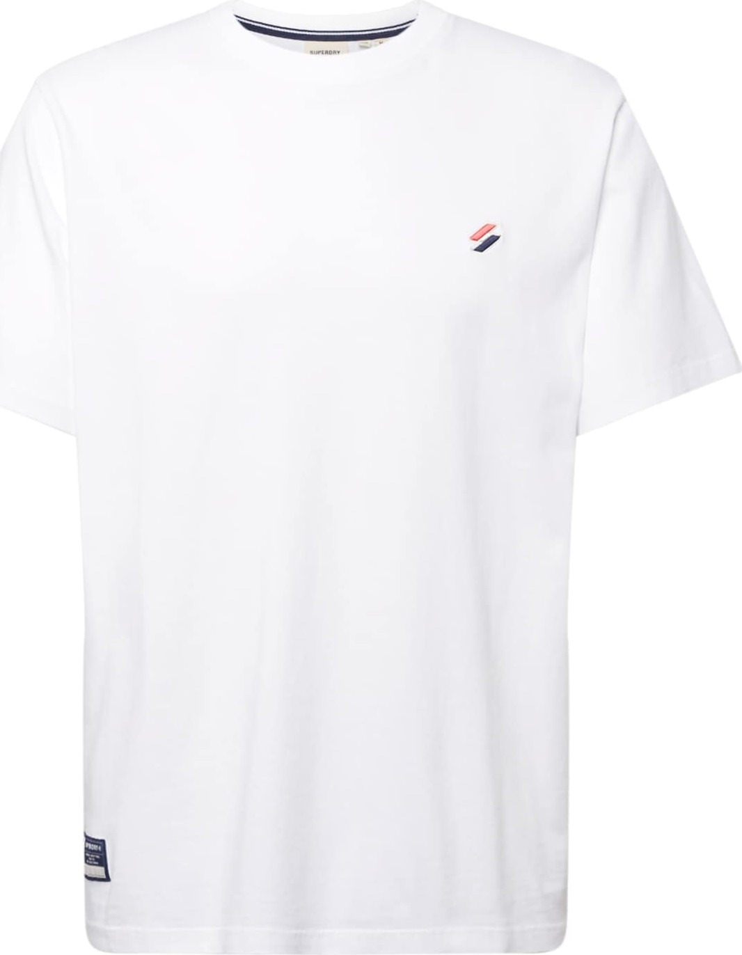 Superdry Tričko námořnická modř / grenadina / bílá