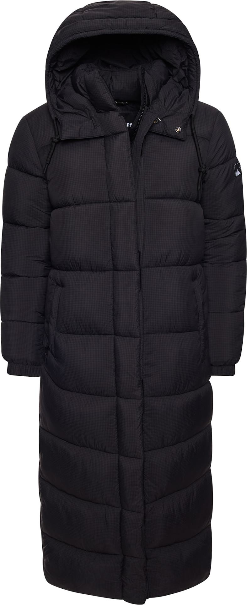 Superdry Zimní kabát černá