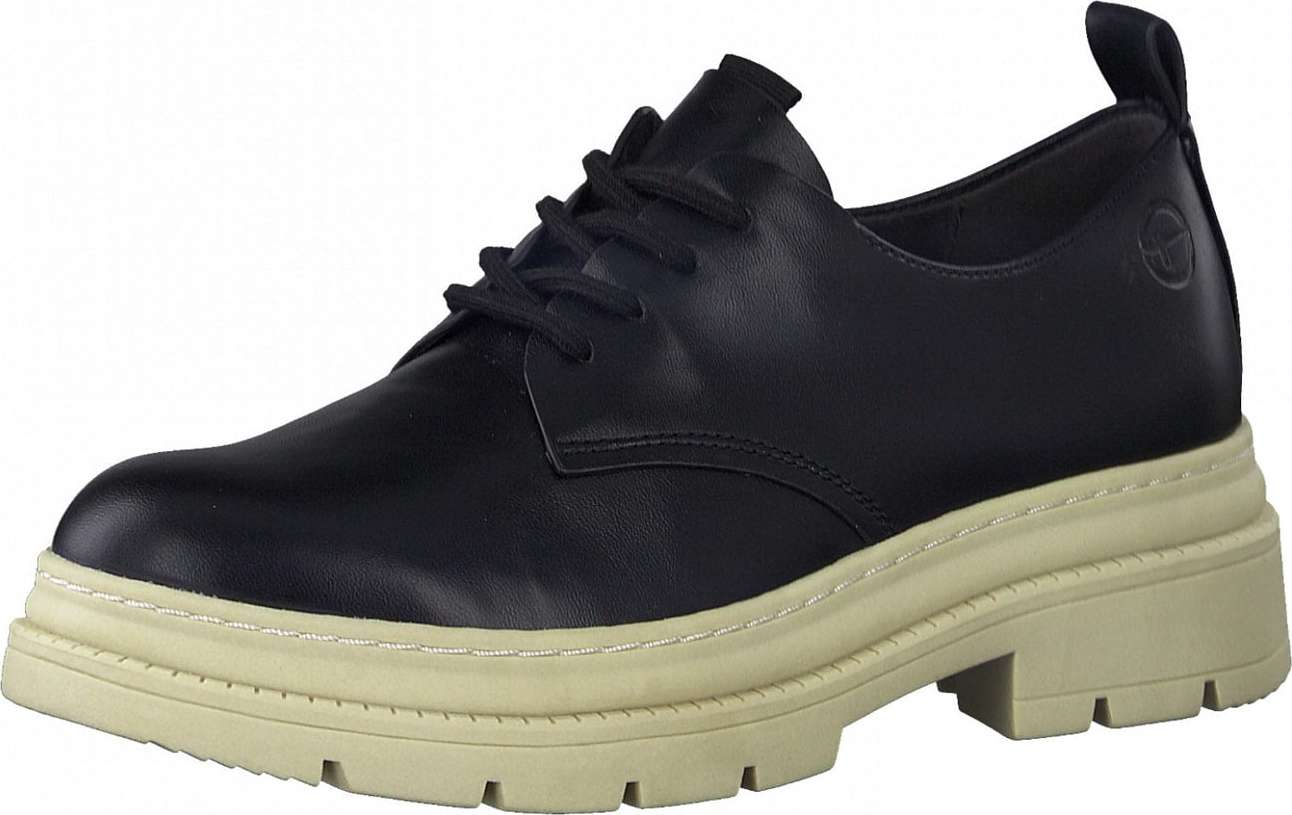 TAMARIS Šněrovací boty černá