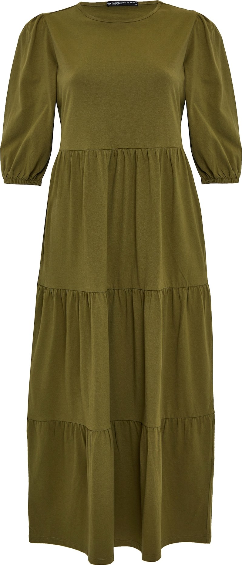 Threadbare Letní šaty 'Finn' olivová