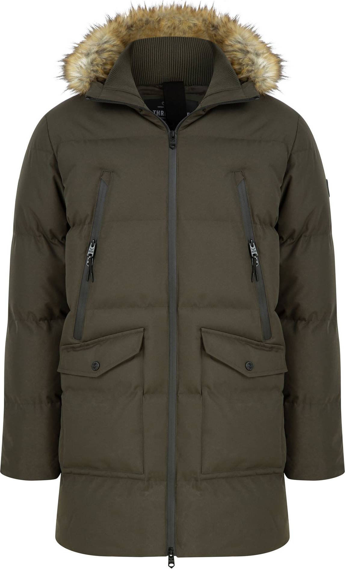 Threadbare Zimní bunda 'Renfield' khaki