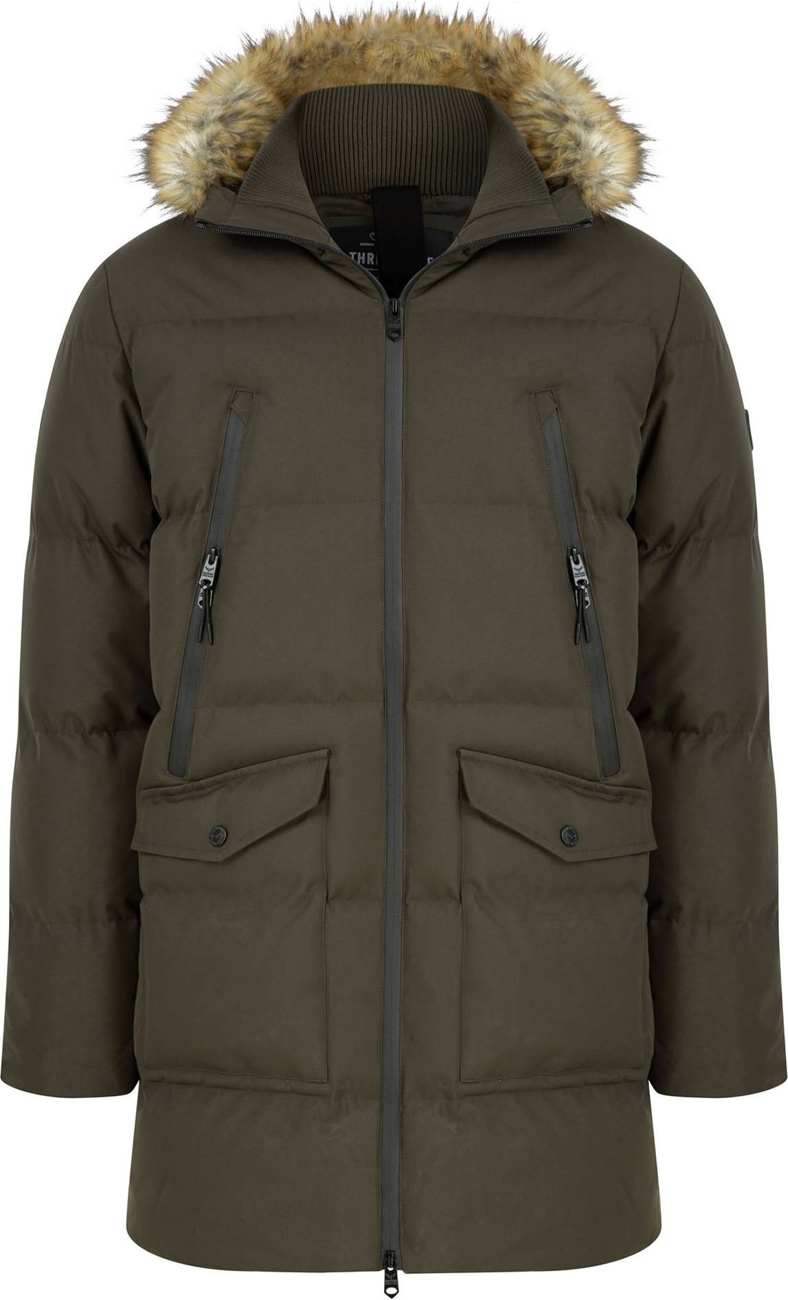 Threadbare Zimní bunda 'Renfield' khaki