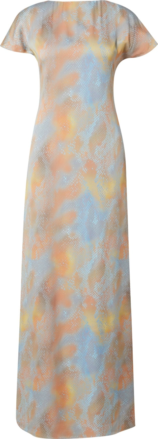 Tiger of Sweden Šaty 'VESSERA' světlemodrá / žlutá / oranžová