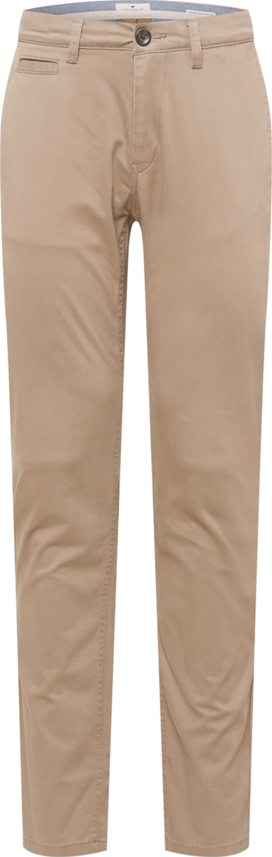 TOM TAILOR Chino kalhoty 'Tavis' nažloutlá