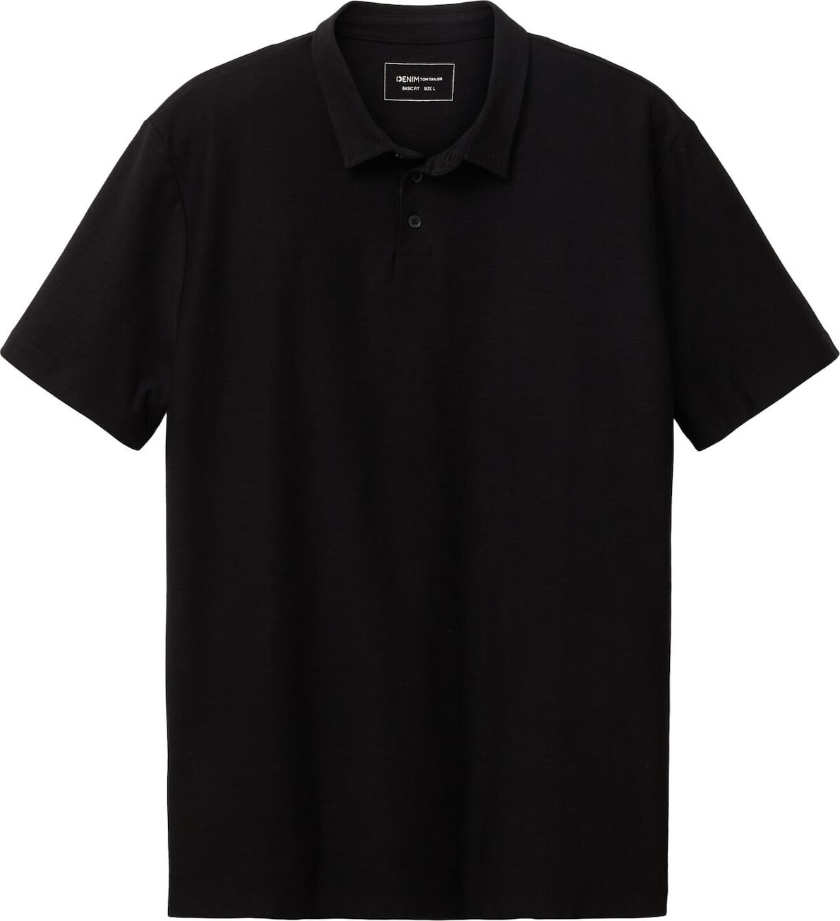 TOM TAILOR DENIM Tričko černá