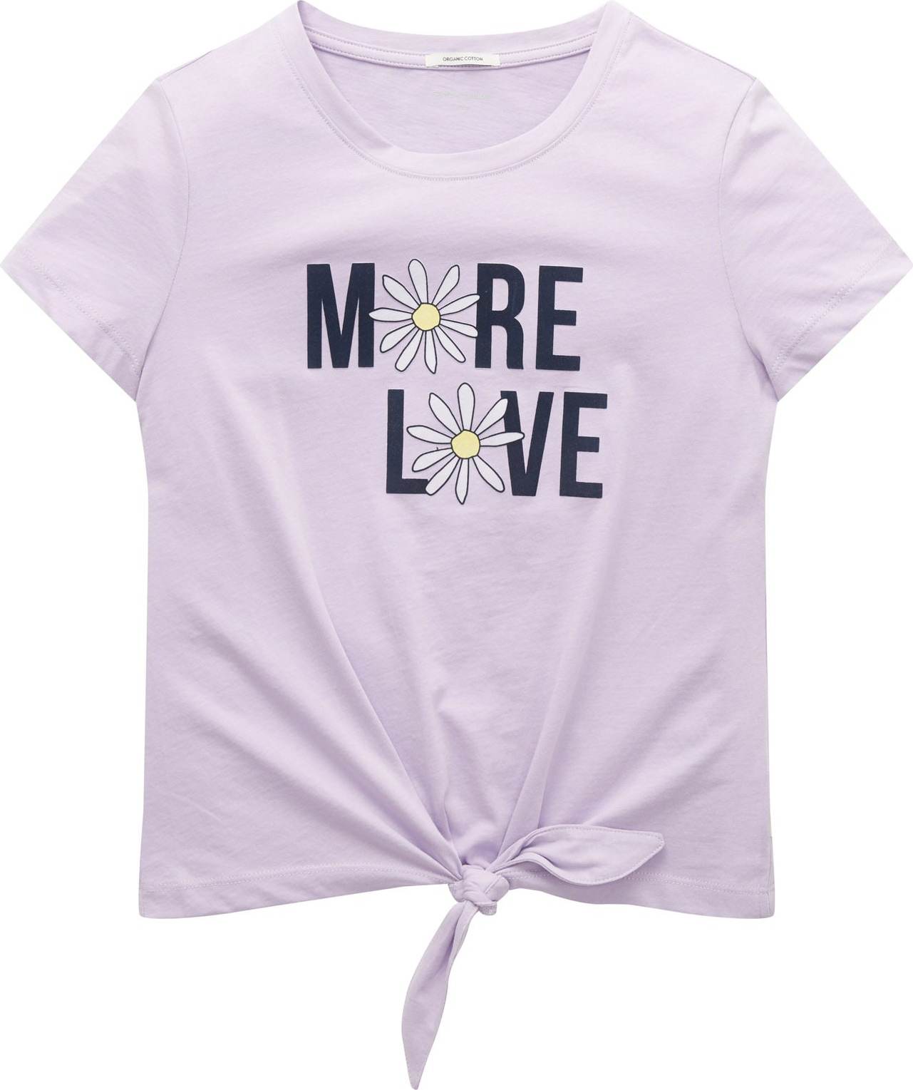 TOM TAILOR Tričko pastelově žlutá / pastelová fialová / černá / bílá