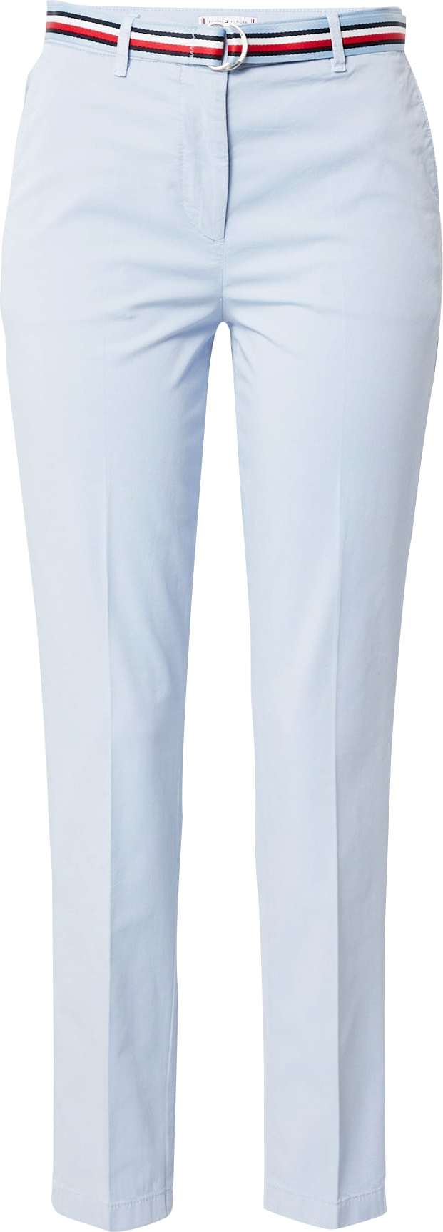 TOMMY HILFIGER Chino kalhoty 'Hailey' námořnická modř / světlemodrá / červená / bílá