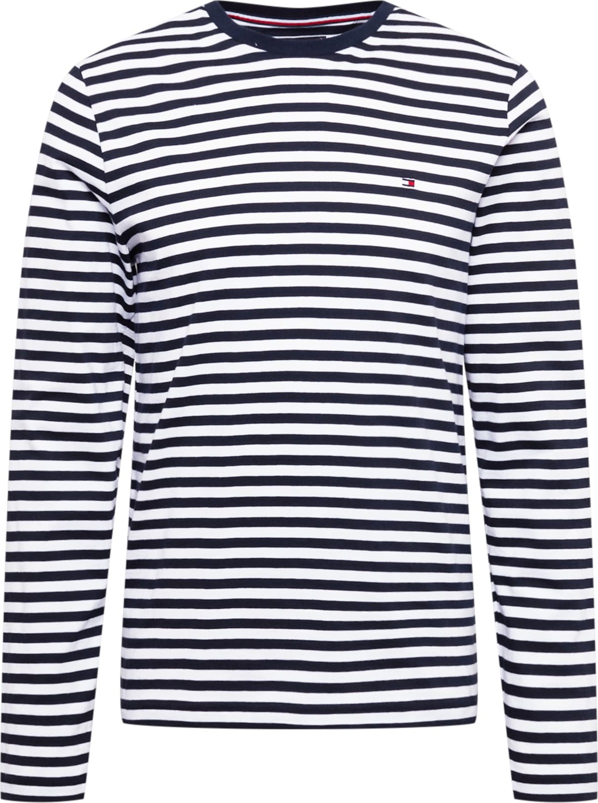 TOMMY HILFIGER Tričko námořnická modř / krvavě červená / bílá