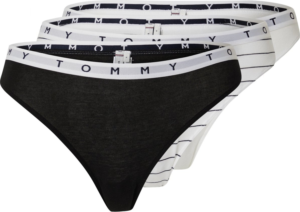 Tommy Jeans Kalhotky černá / bílá