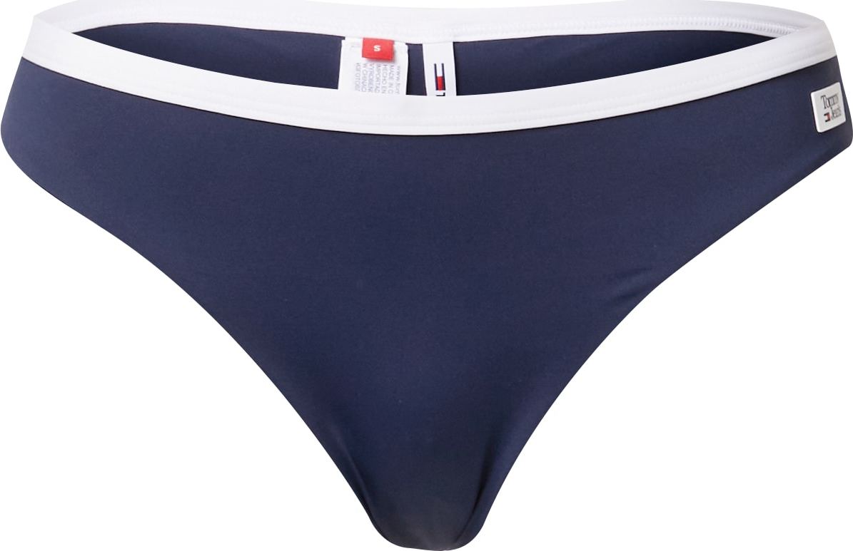 Tommy Jeans Spodní díl plavek námořnická modř / bílá