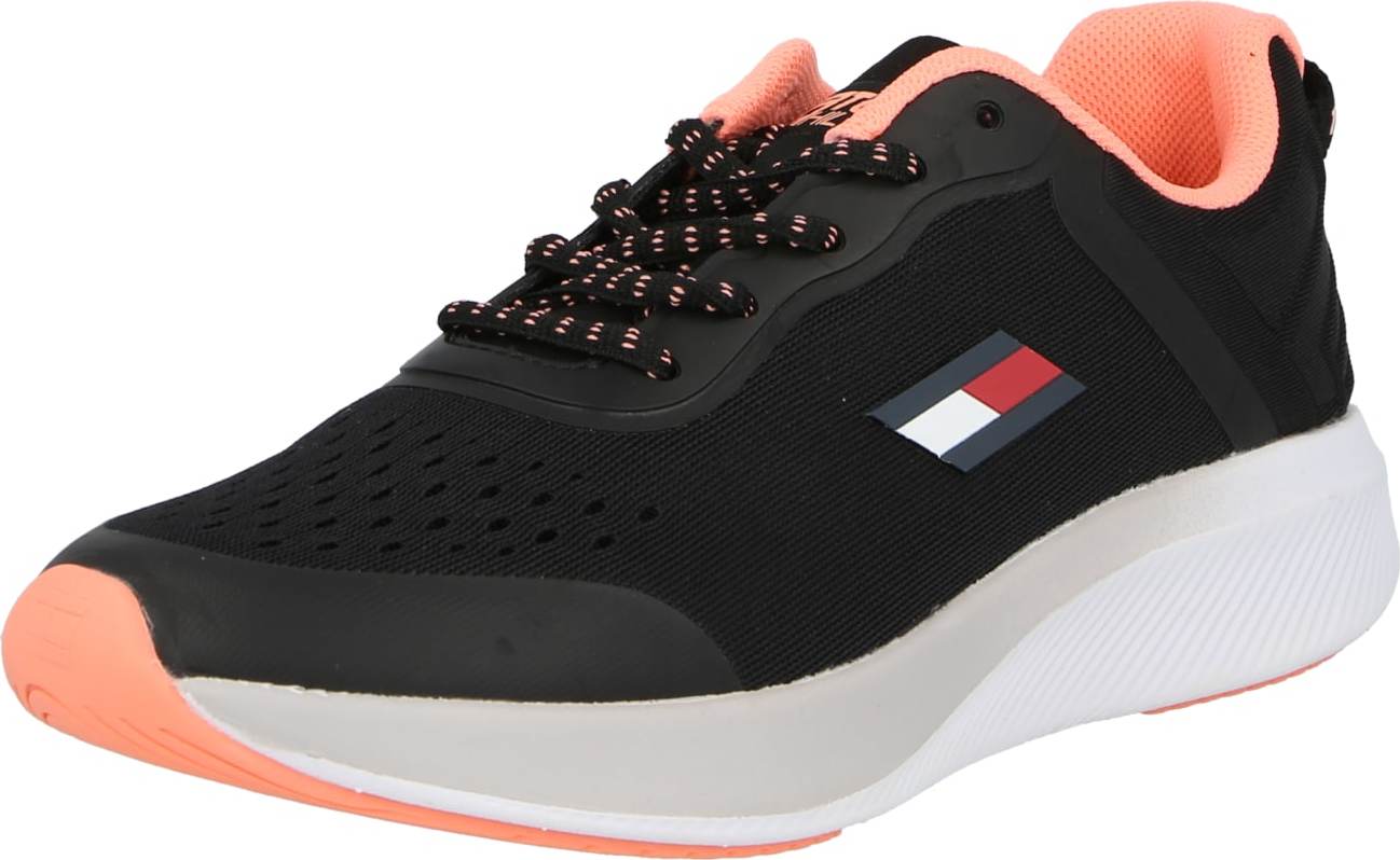 Tommy Sport Sportovní boty broskvová / červená / černá / bílá