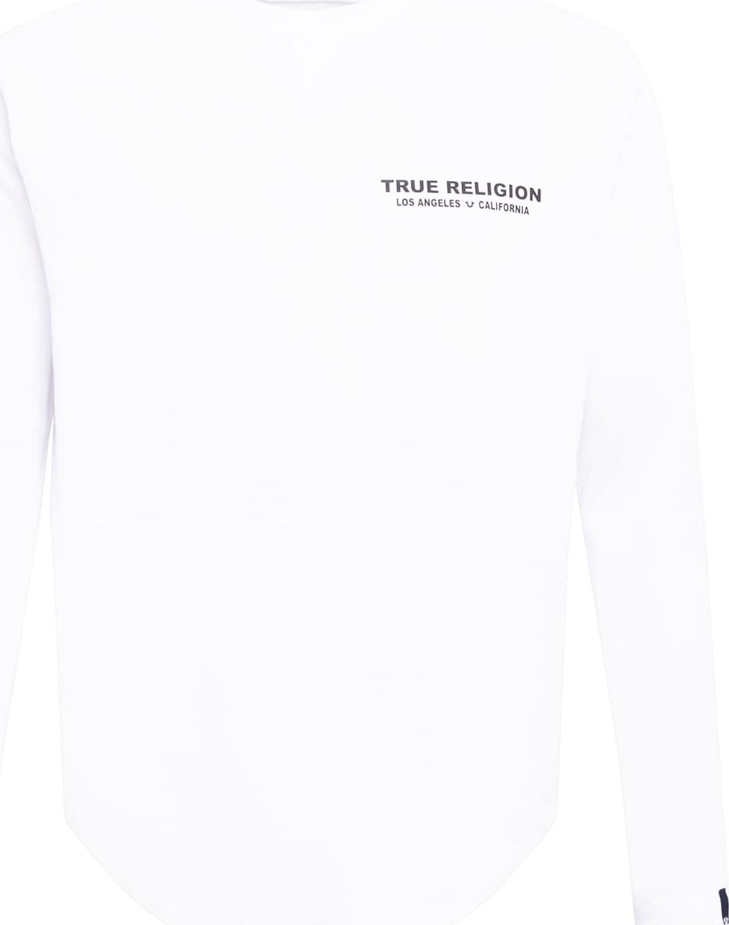 True Religion Tričko 'WITH TRUE' černá / bílá