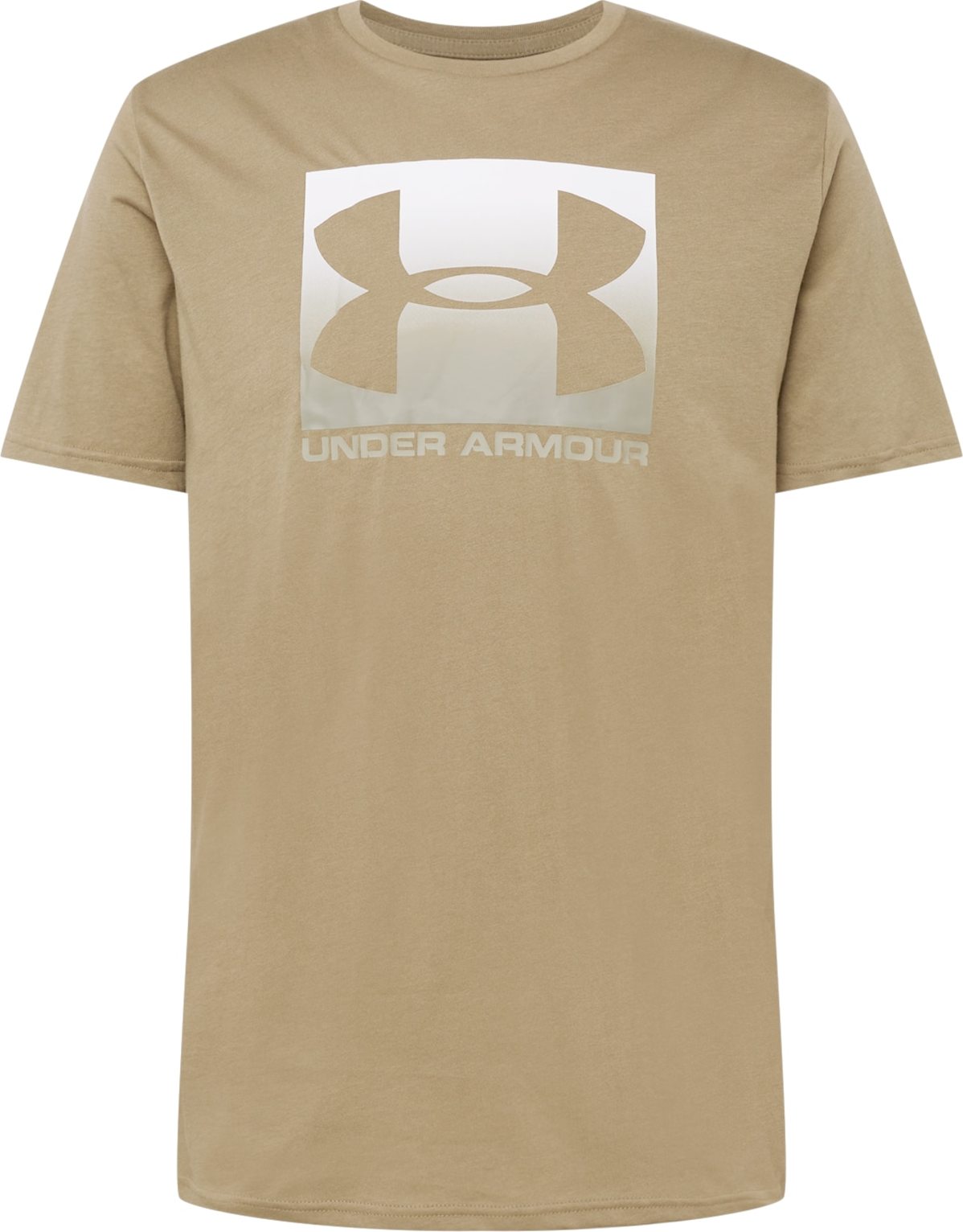 UNDER ARMOUR Funkční tričko khaki / stříbrná