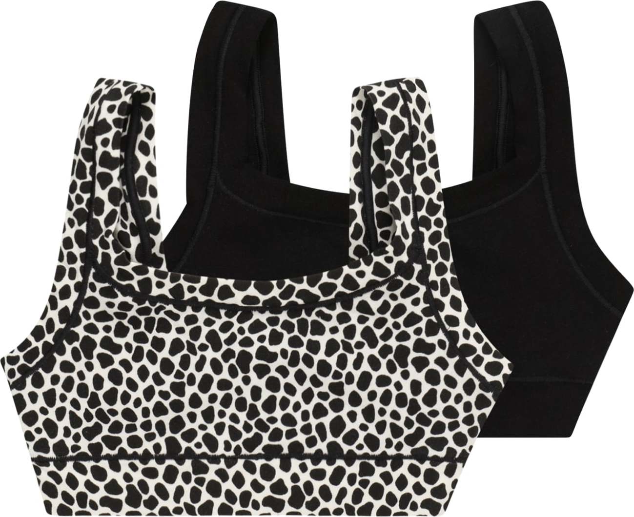 UNITED COLORS OF BENETTON Podprsenka černá / offwhite