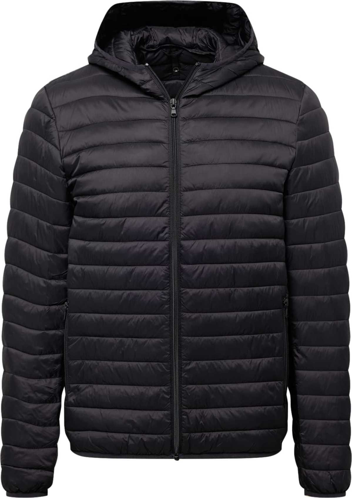 UNITED COLORS OF BENETTON Přechodná bunda černá