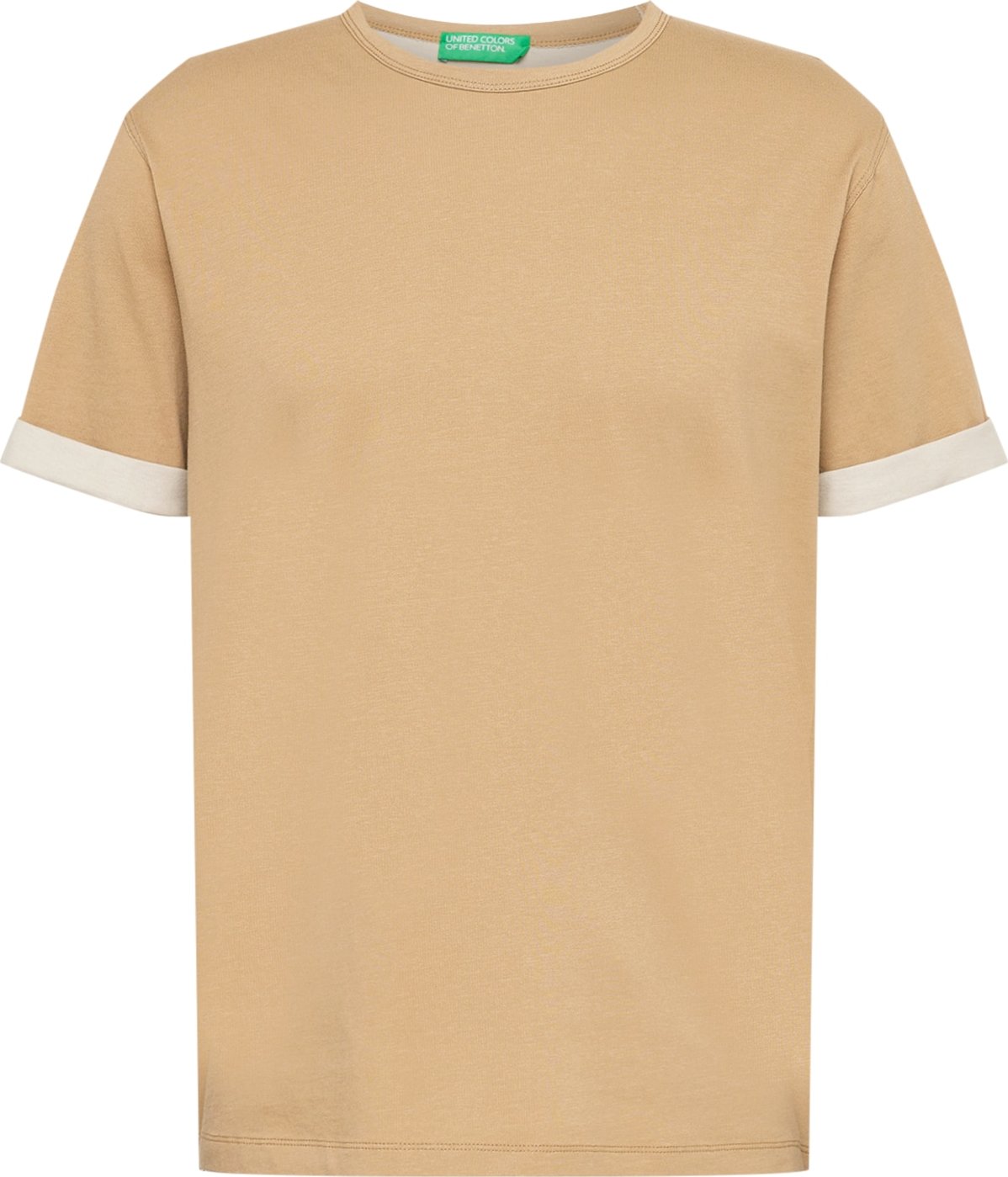 UNITED COLORS OF BENETTON Tričko krémová / písková
