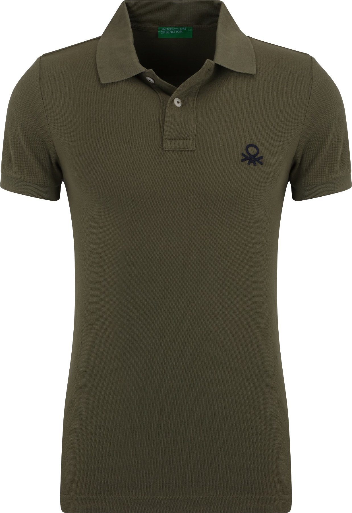 UNITED COLORS OF BENETTON Tričko olivová / černá