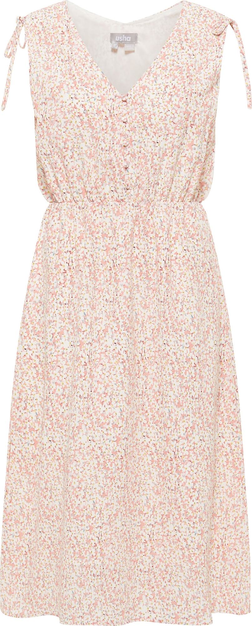 Usha Letní šaty mix barev / růžová