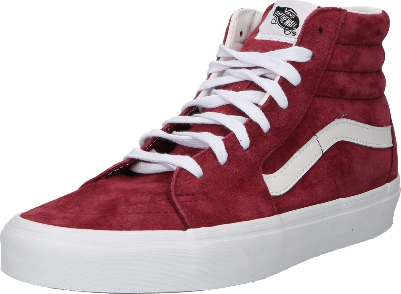 VANS Kotníkové tenisky 'UA SK8-Hi' vínově červená / bílá