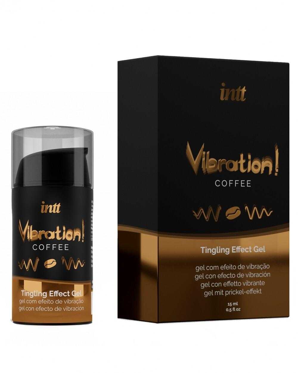 intt Vibration! Tingling effect gel - Coffee flavor 15 ml intt