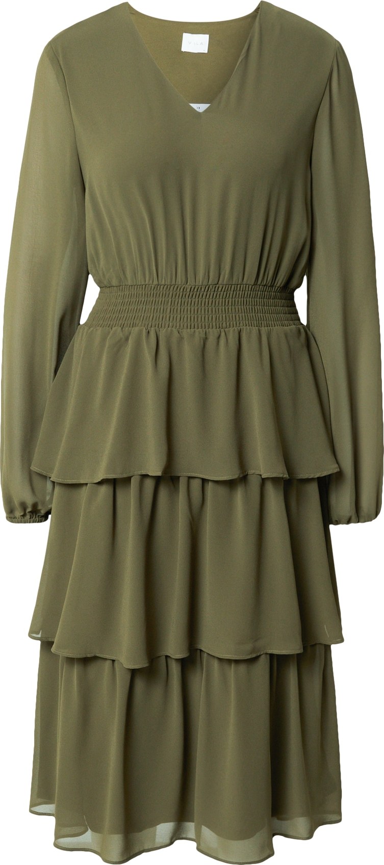 VILA Košilové šaty 'Fulla' zelená