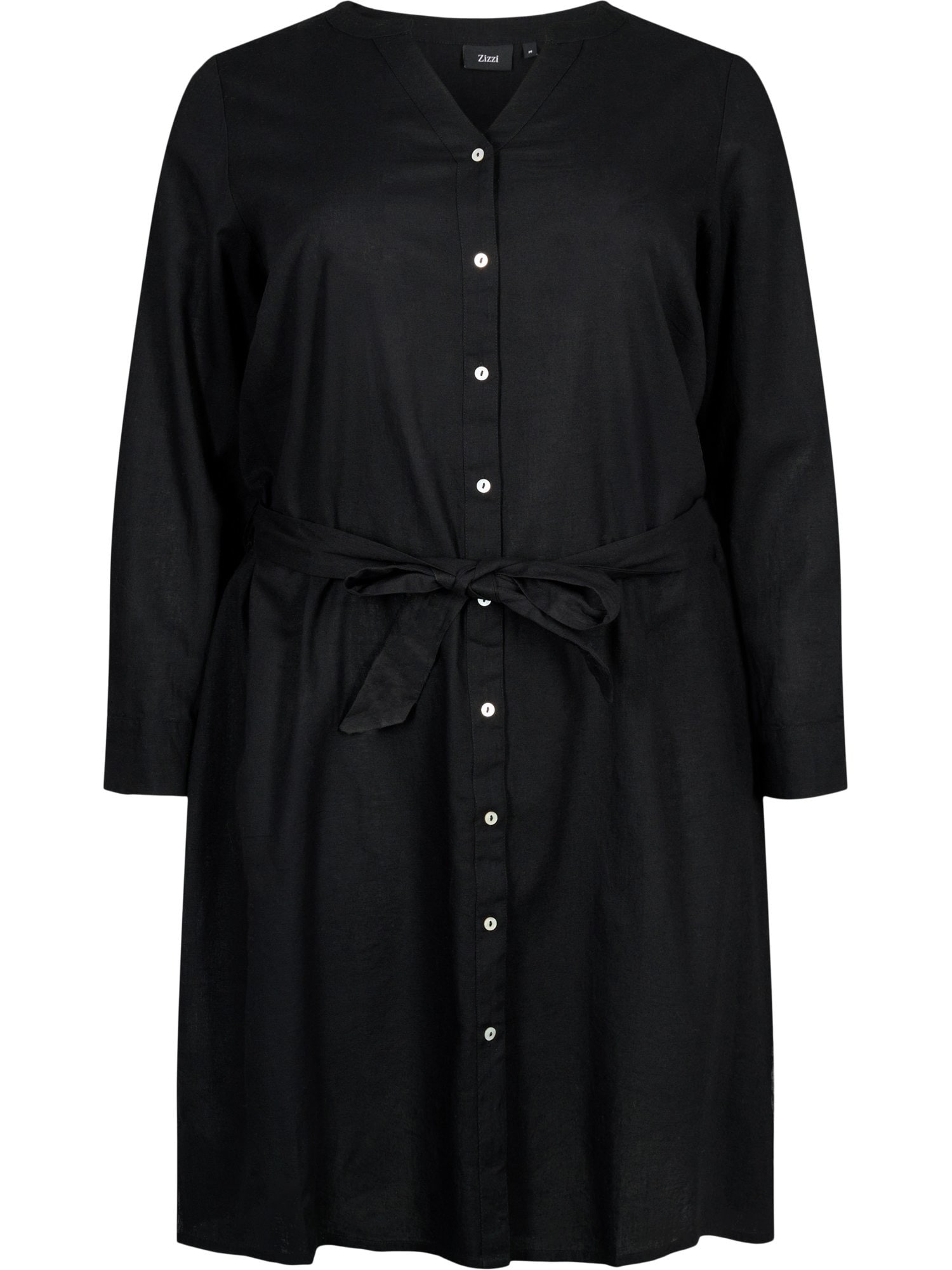 Zizzi Košilové šaty 'Vflex' černá