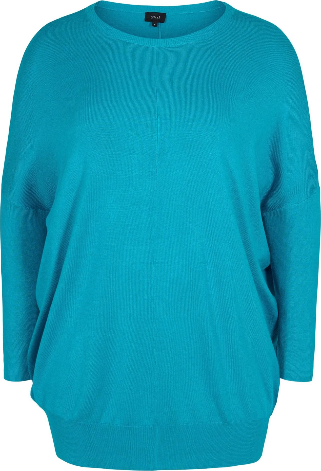 Zizzi Svetr 'CARRIE' petrolejová