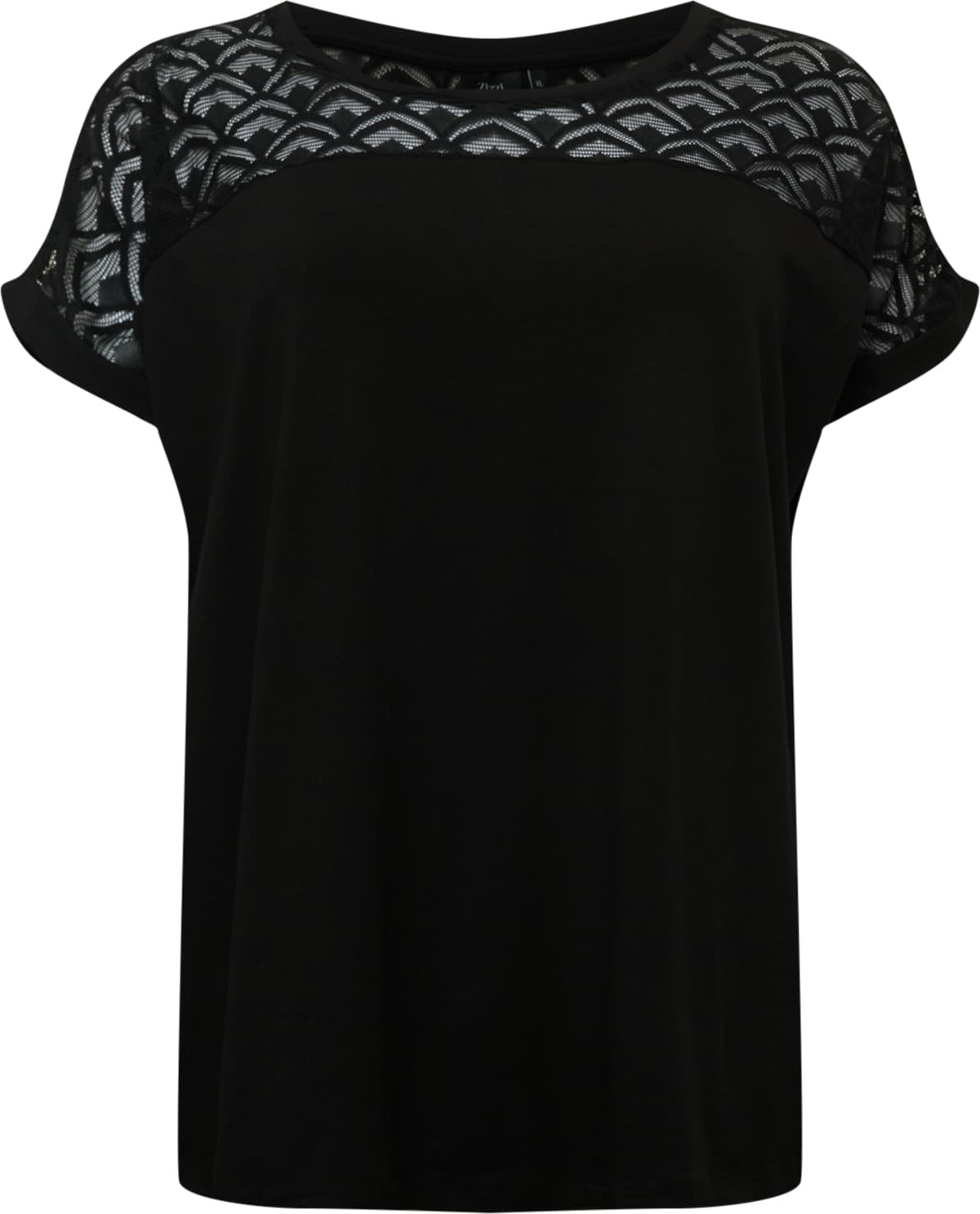 Zizzi Tričko 'CAROLINE' černá