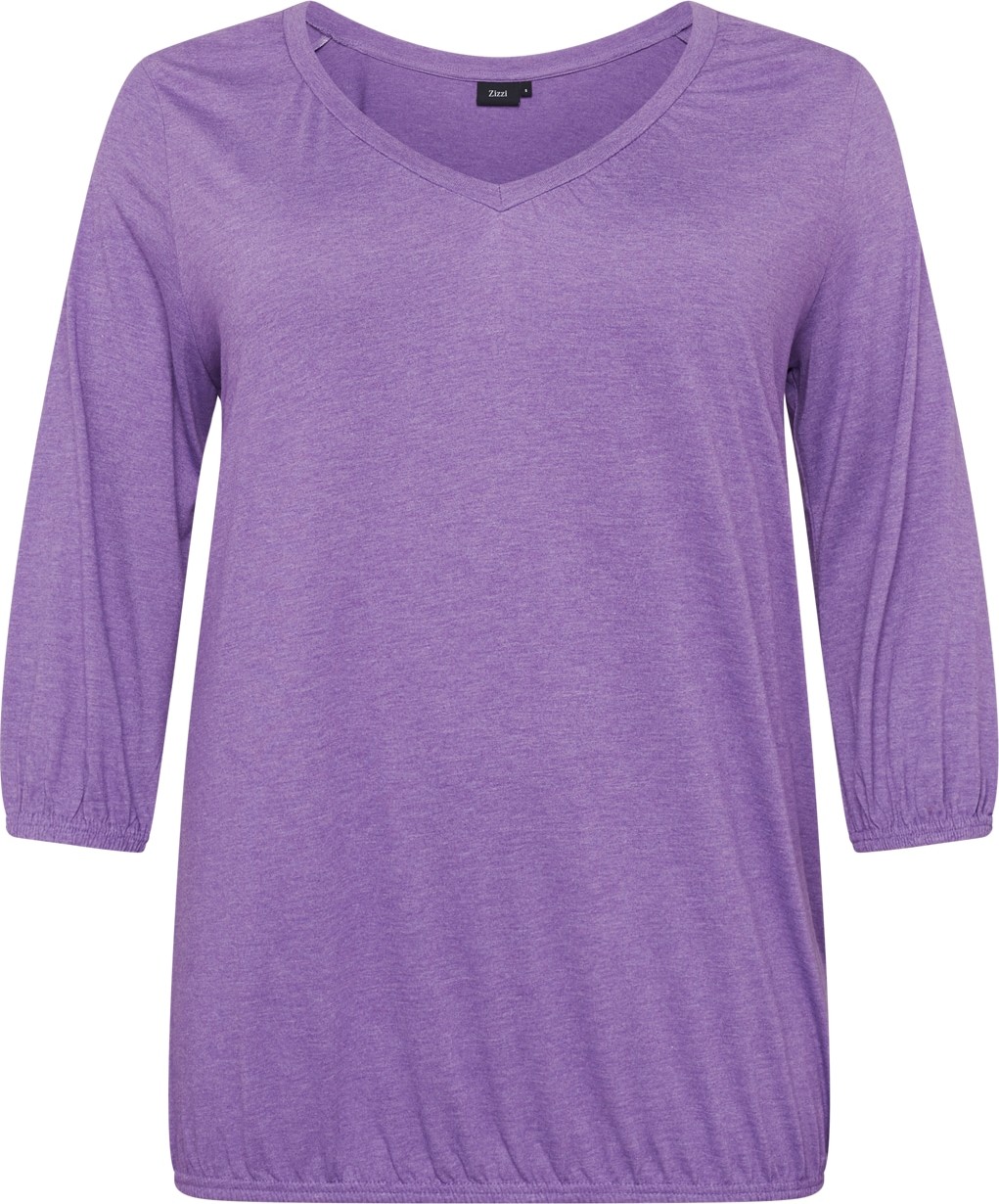 Zizzi Tričko 'Lone' lenvandulová