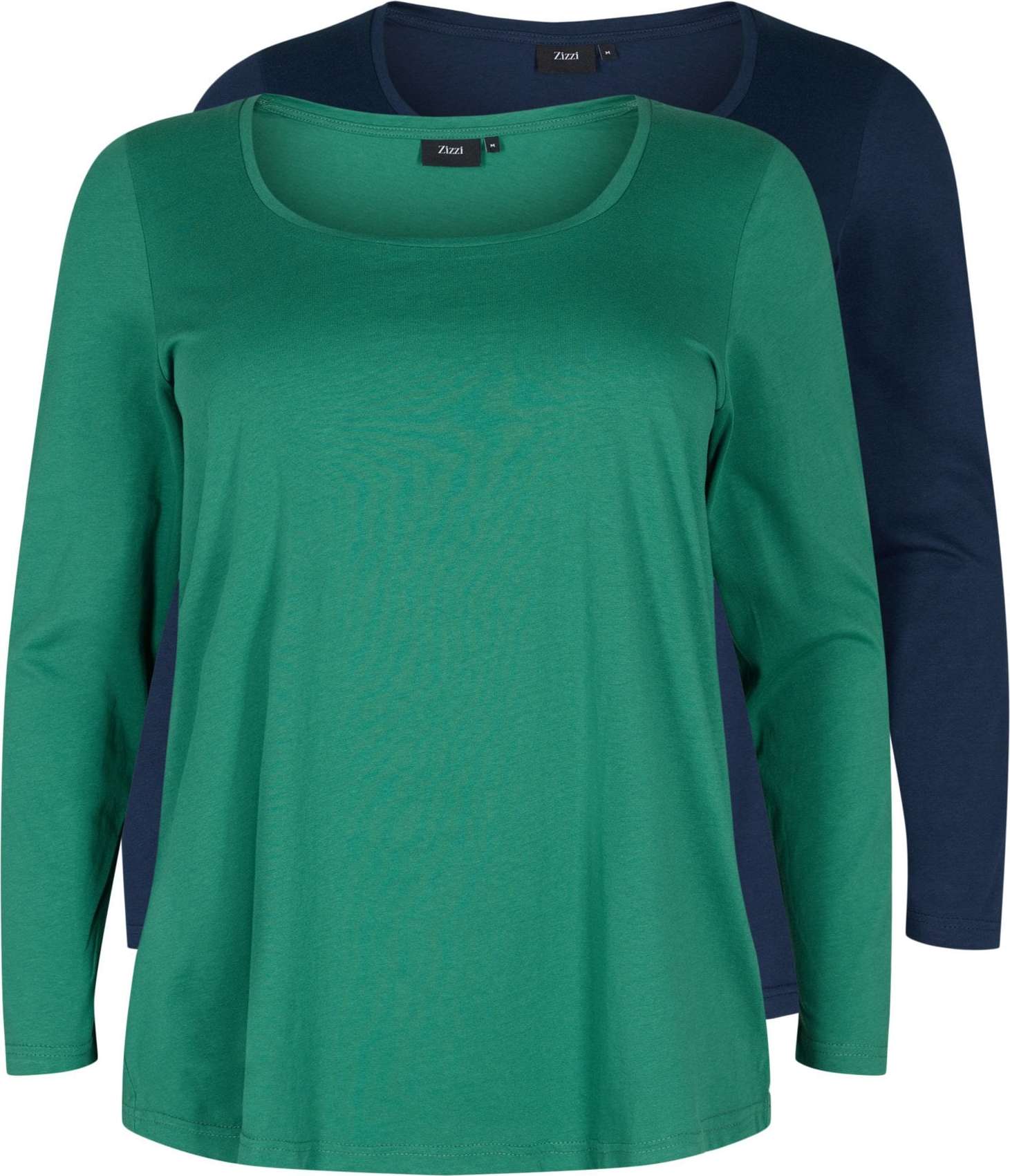 Zizzi Tričko marine modrá / zelená