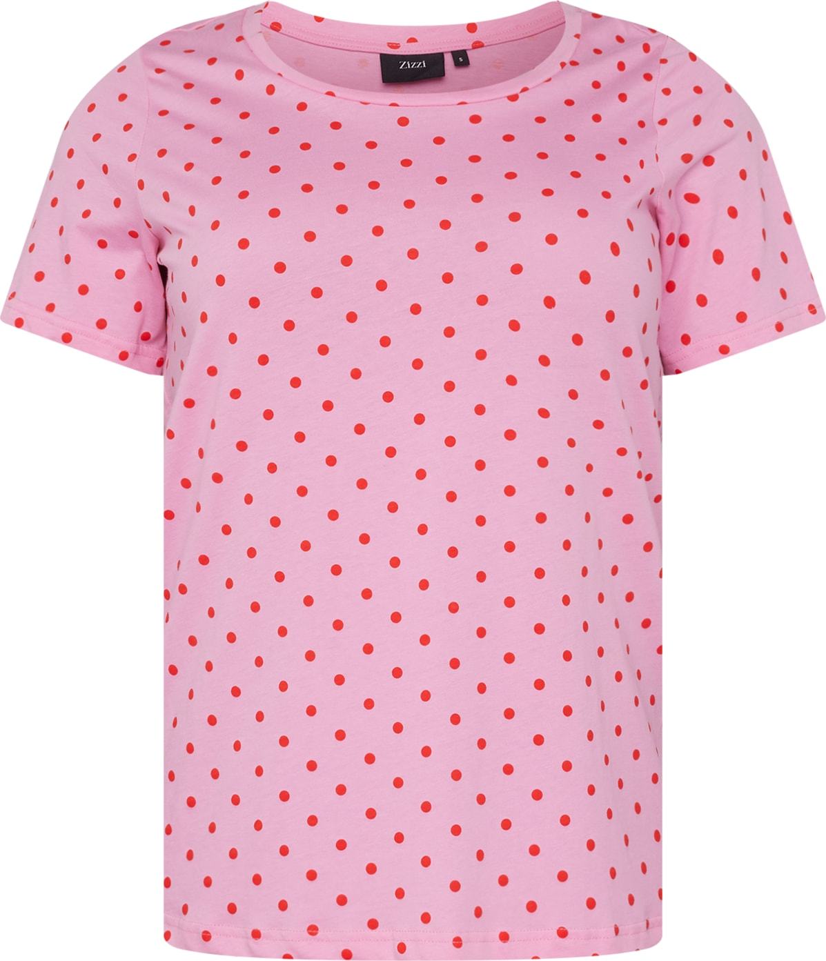 Zizzi Tričko světle růžová / červená