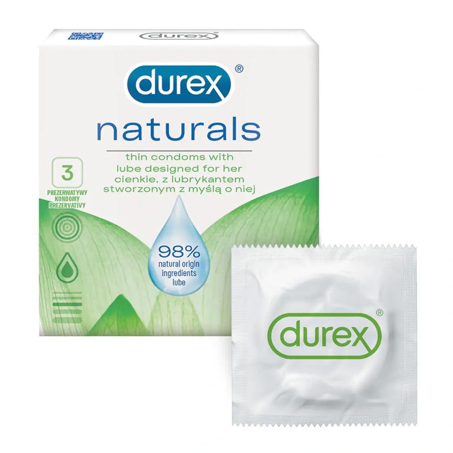 Durex Naturals kondomy 3 ks Durex