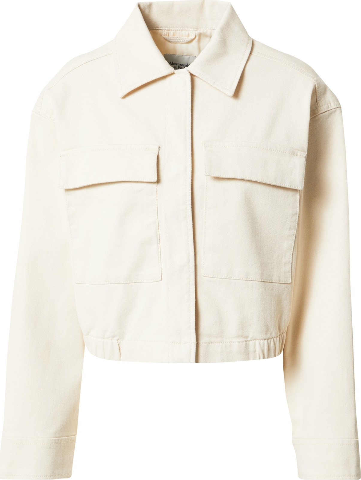 Abercrombie & Fitch Přechodná bunda krémová