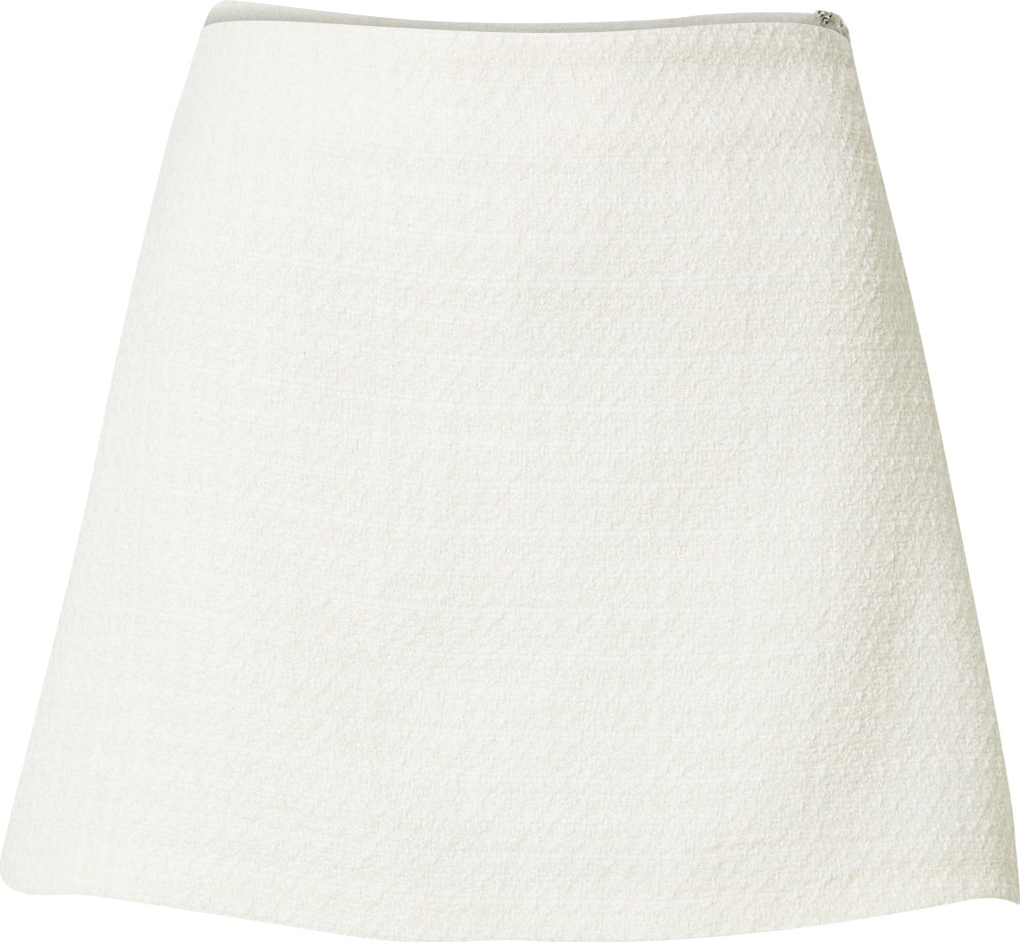 Abercrombie & Fitch Sukně bílá