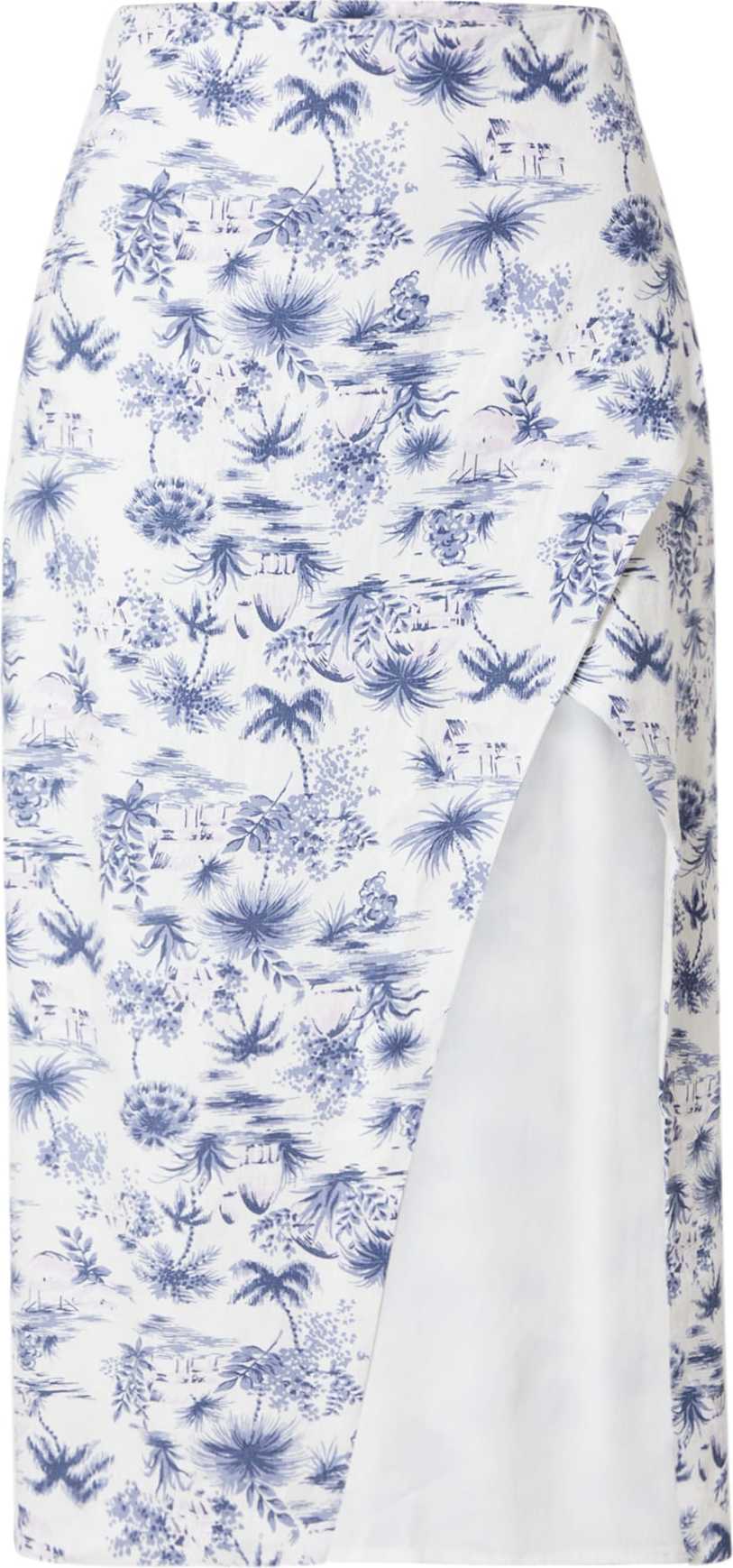 Abercrombie & Fitch Sukně marine modrá / nebeská modř / bílá