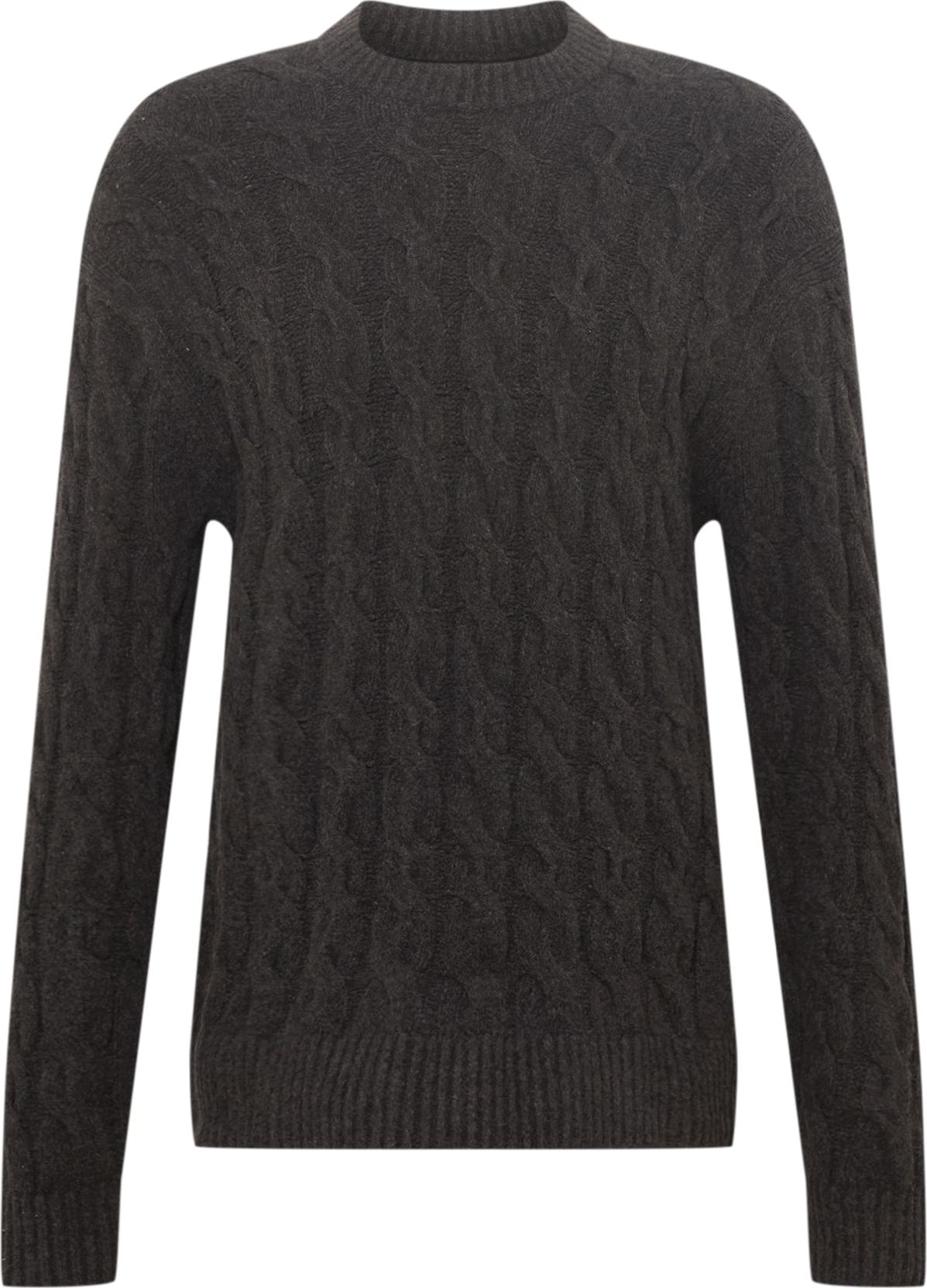 Abercrombie & Fitch Svetr tmavě šedá