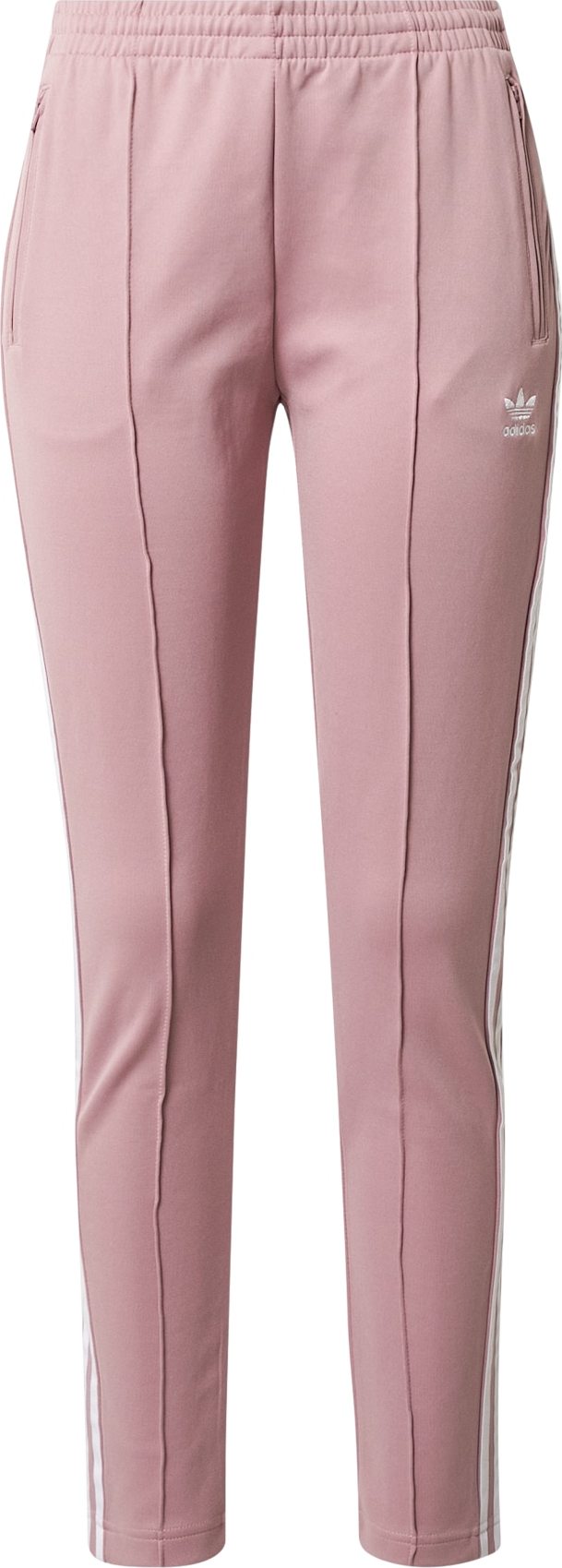 ADIDAS ORIGINALS Sportovní kalhoty pastelová fialová / bílá