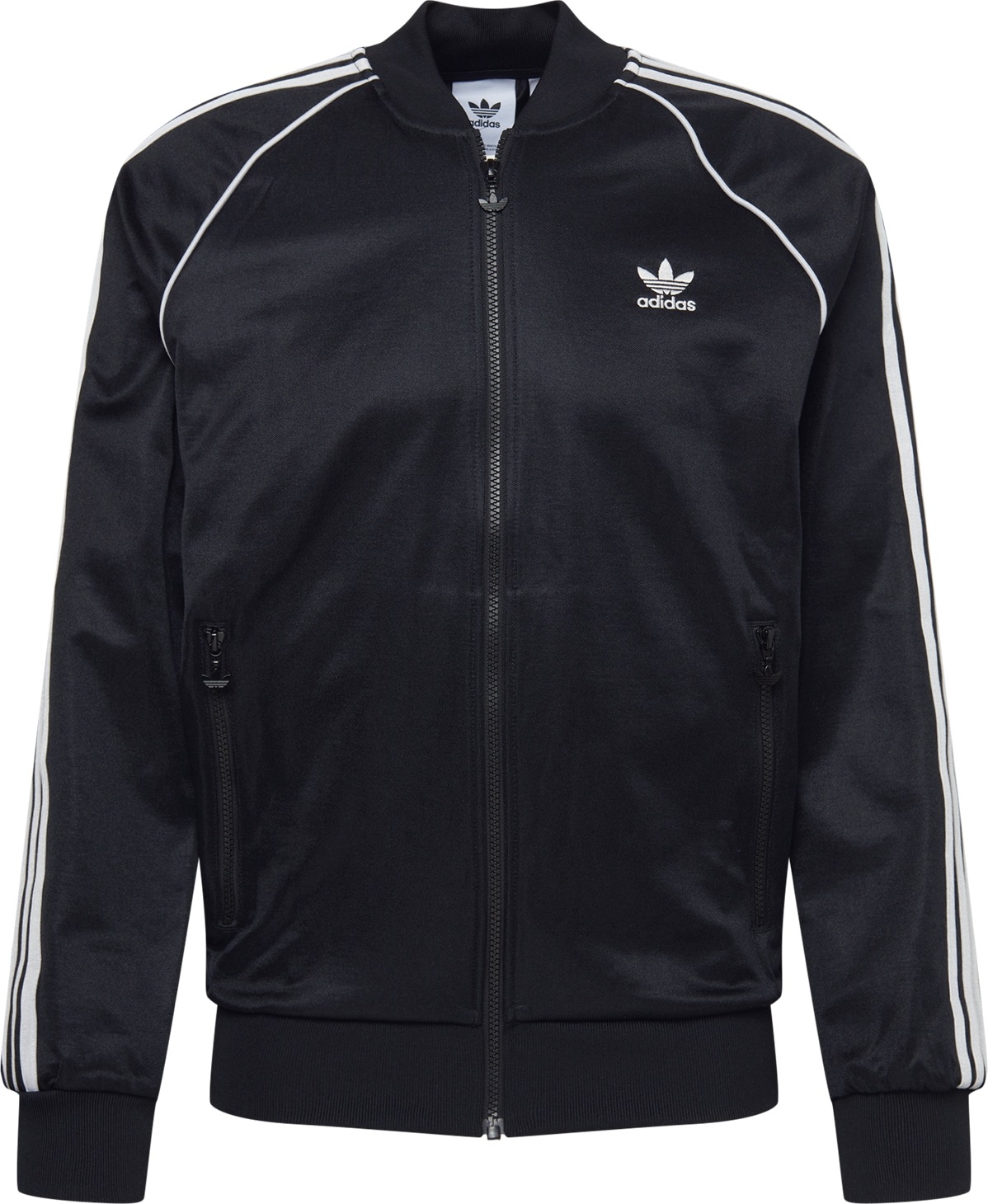 ADIDAS ORIGINALS Přechodná bunda černá / bílá