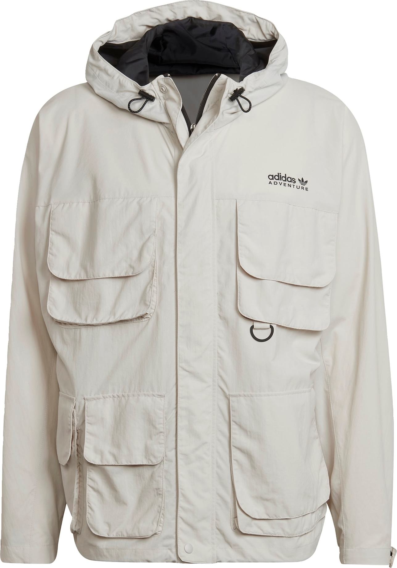 ADIDAS ORIGINALS Přechodná bunda krémová / černá