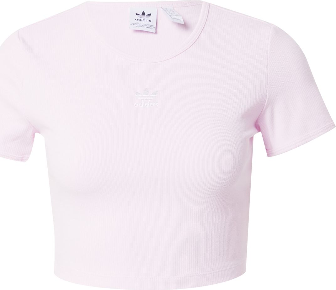 ADIDAS ORIGINALS Tričko šeříková / bílá