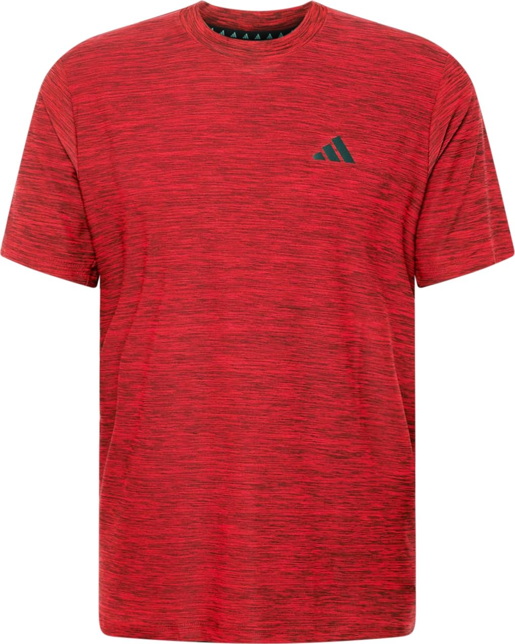 ADIDAS PERFORMANCE Funkční tričko červená / černá