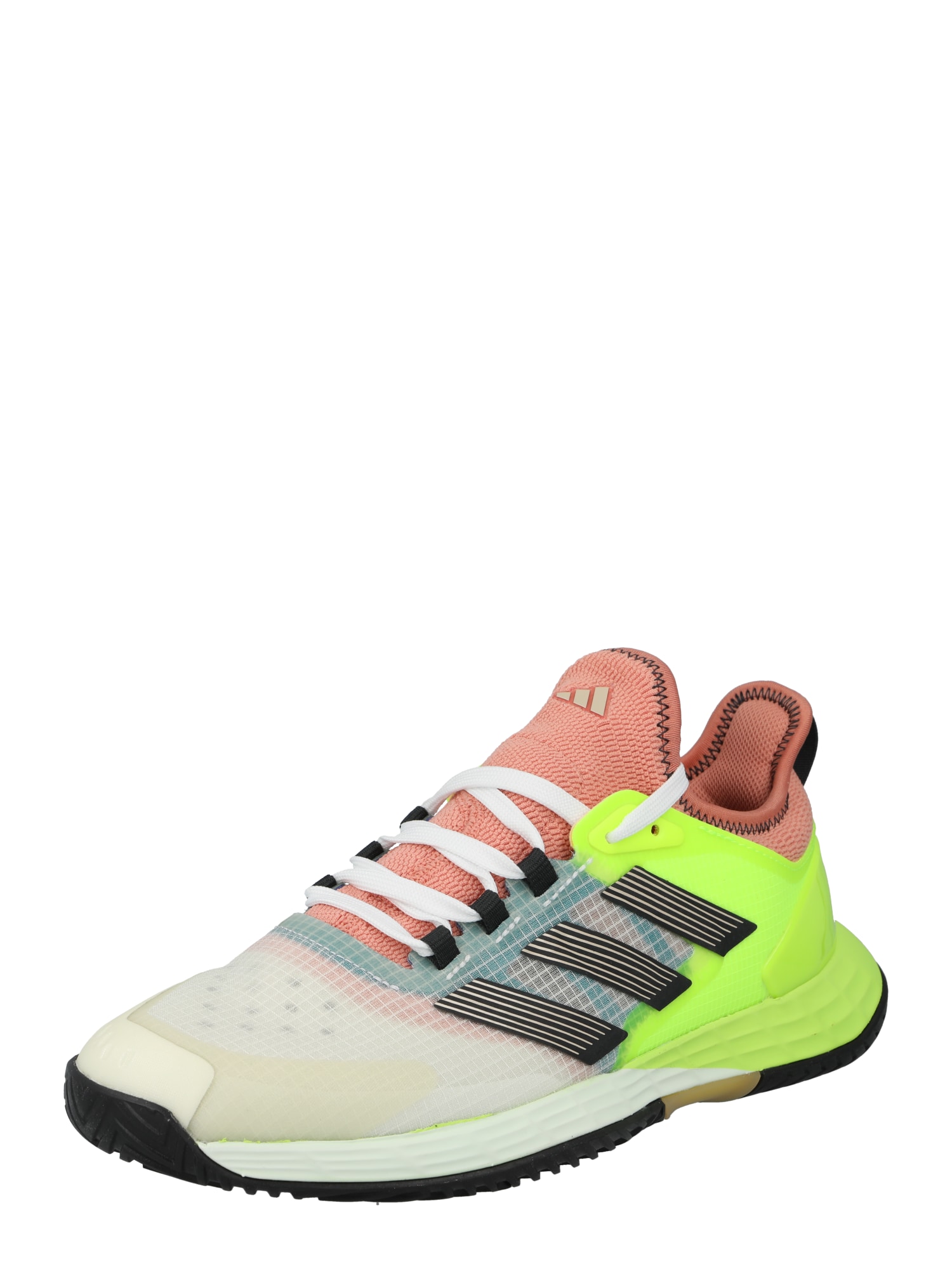 ADIDAS PERFORMANCE Sportovní boty 'Adizero Ubersonic 4.1' limetková / starorůžová / černá / bílá