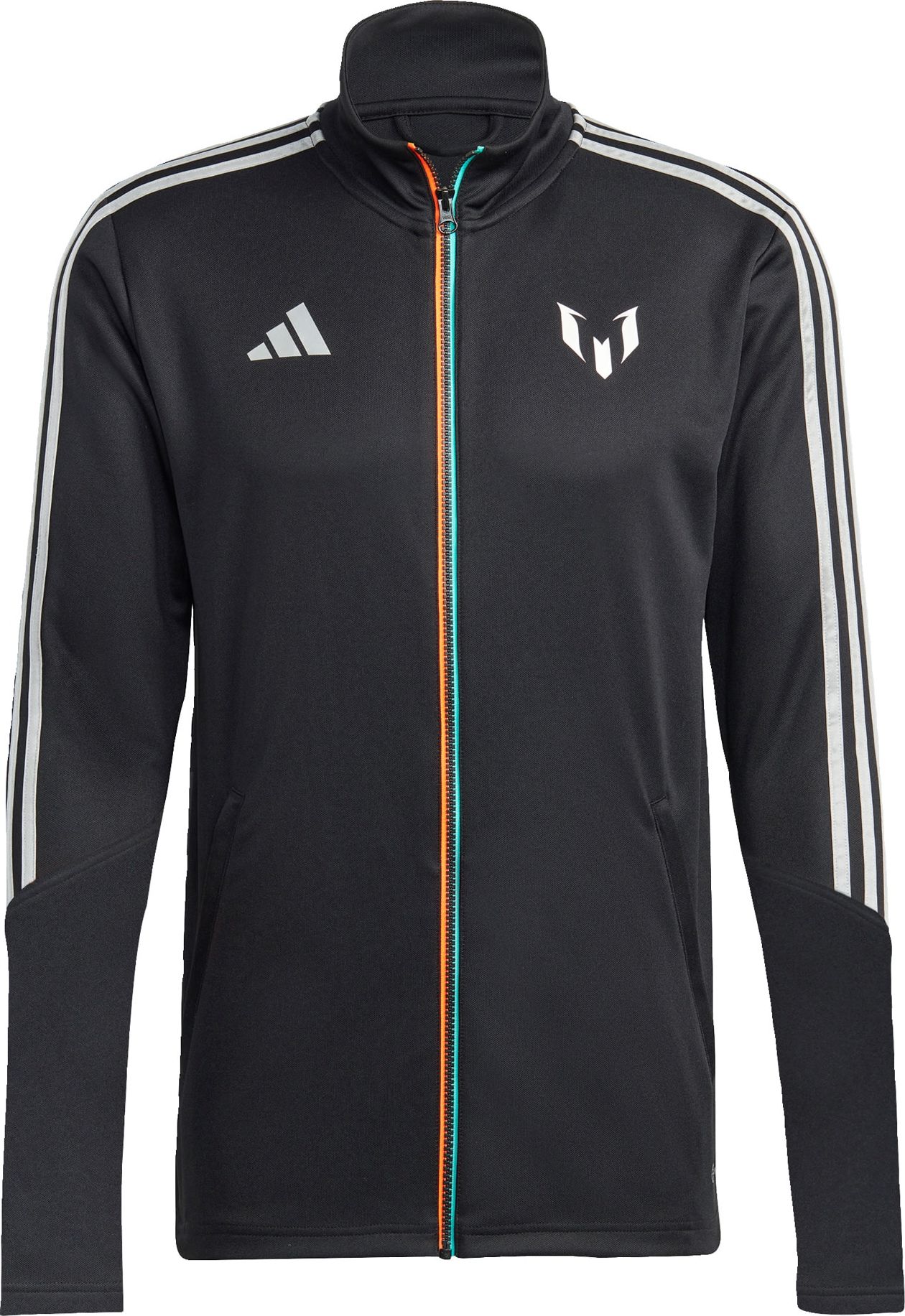 ADIDAS PERFORMANCE Sportovní bunda 'Messi' mátová / oranžová / černá / bílá