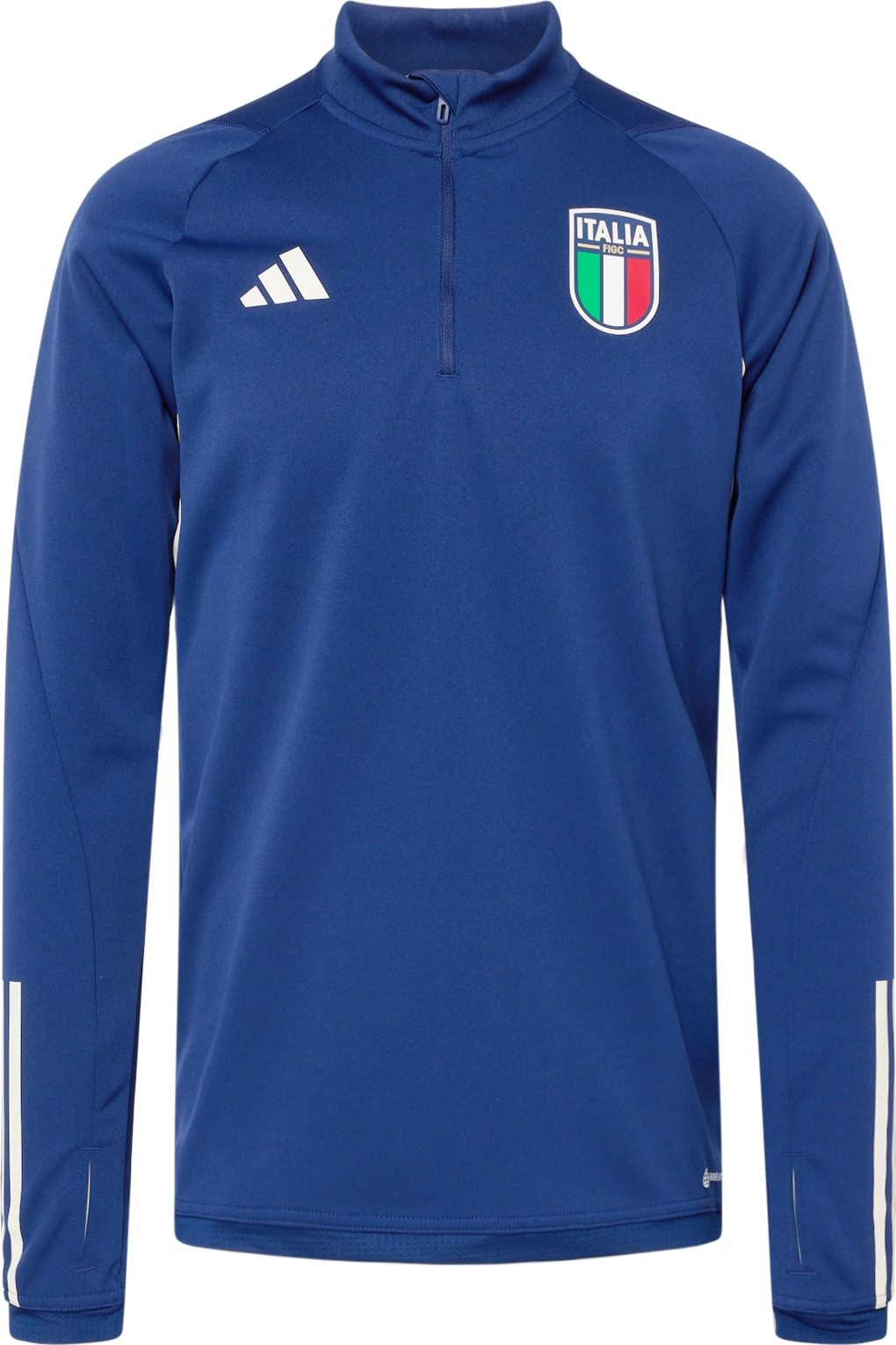 ADIDAS PERFORMANCE Sportovní mikina 'Italien Tiro 23' tmavě modrá / zelená / červená / bílá