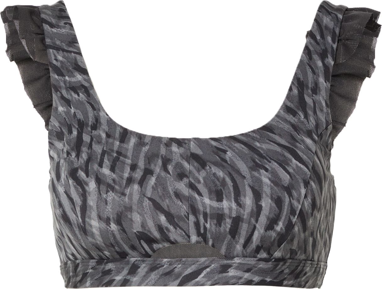 ADIDAS PERFORMANCE Sportovní podprsenka šedá / tmavě šedá / černá