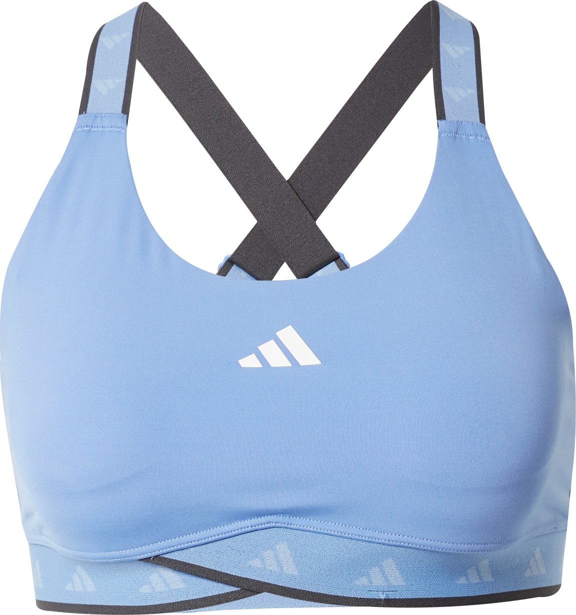ADIDAS PERFORMANCE Sportovní podprsenka světlemodrá / černá / bílá