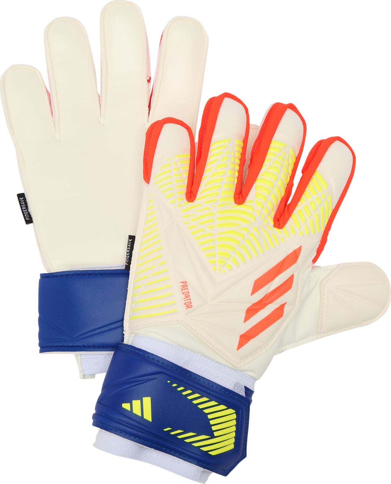ADIDAS PERFORMANCE Sportovní rukavice 'Predator Edge' tmavě modrá / žlutá / oranžová / bílá