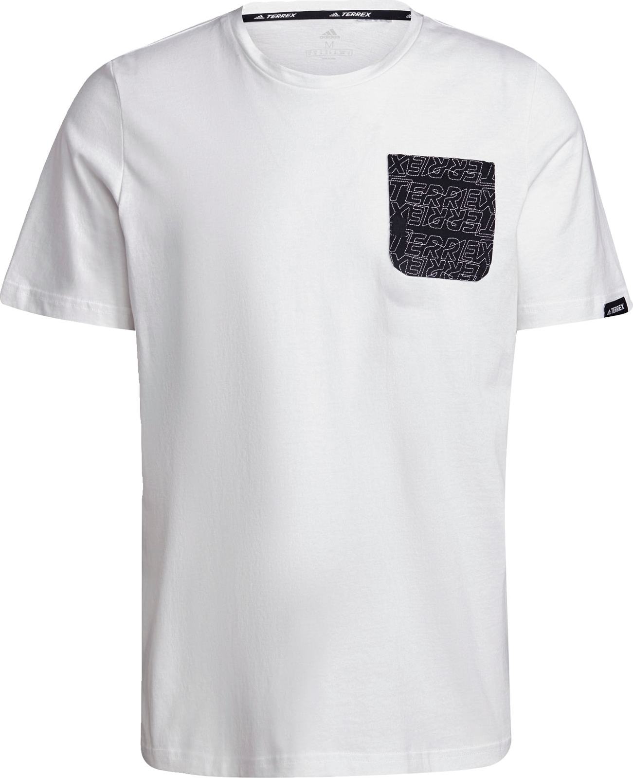 ADIDAS TERREX Funkční tričko černá / bílá