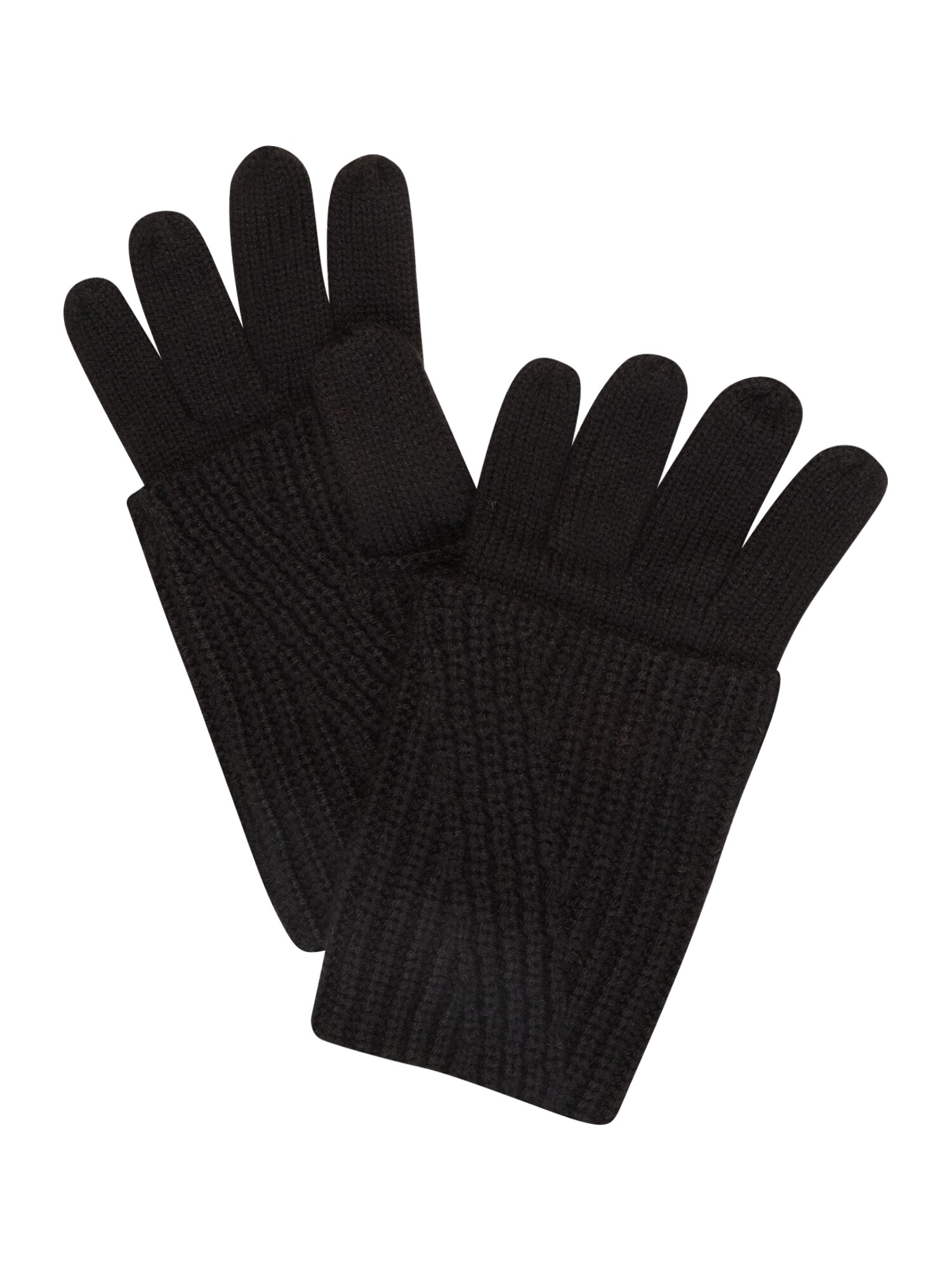 AllSaints Prstové rukavice černá