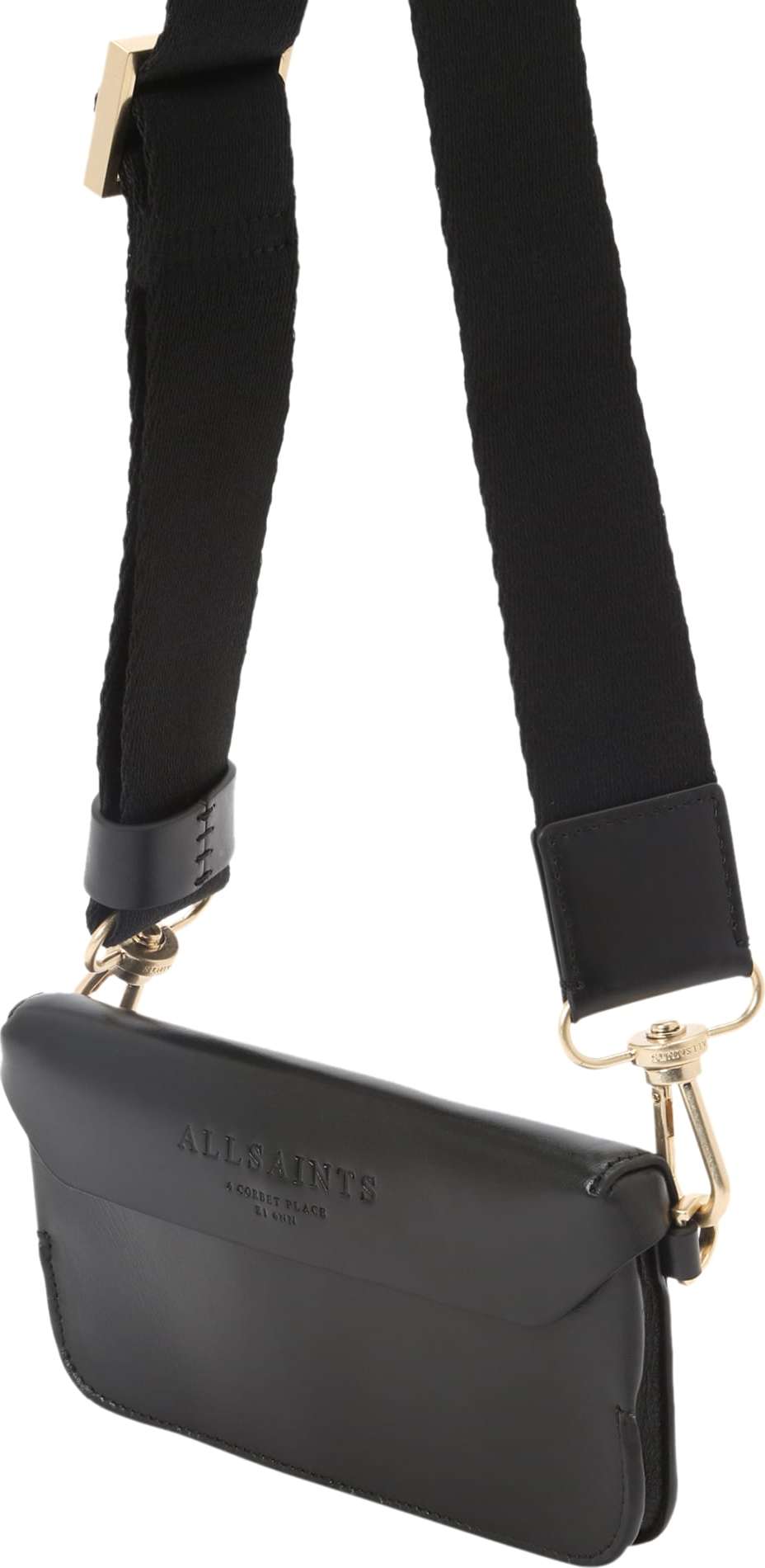 AllSaints Taška přes rameno černá